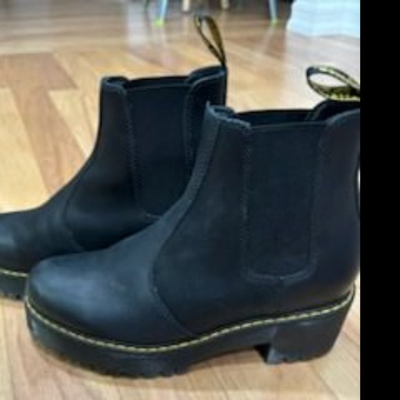 ROMETTY WYOMING LEATHER PLATFORM CHELSEA BOOTS - Picture 4 of 4